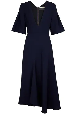 Roland Mouret Botez wool crÃªpe midi dress
