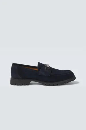 Gucci Horsebit suede loafers