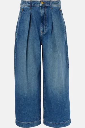 ULLA JOHNSON April pleated wide-leg jeans