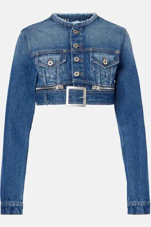 Jean Paul Gaultier Cropped denim jacket