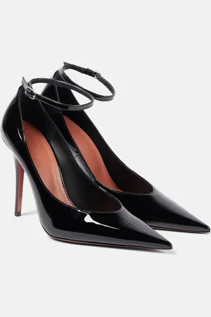 Amina Muaddi Anok 105 patent leather pumps