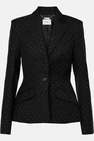 Erdem Polka-dot cotton and wool blazer