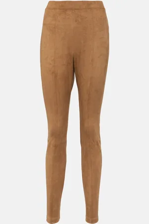 Max Mara Leisure Ebe faux suede slim pants