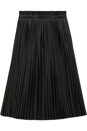 Maison Margiela Faux leather pleated skirt
