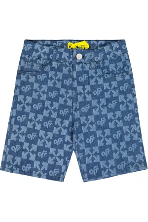 OFF-WHITE Arrows denim Bermuda shorts