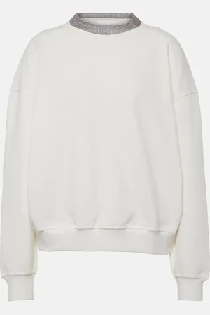 Brunello Cucinelli Monili cotton jersey sweatshirt