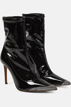ALEXANDRE VAUTHIER Avi embellished faux leather ankle boots