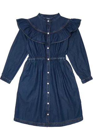 Molo Clarissa ruffle-trimmed denim dress
