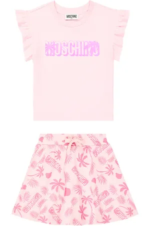 Moschino Cotton T-shirt and skirt set