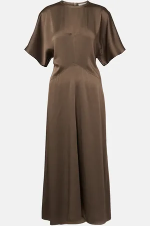 Isabel Marant Keany satin midi dress
