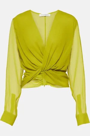 CHRISTOPHER ESBER Springs silk georgette blouse