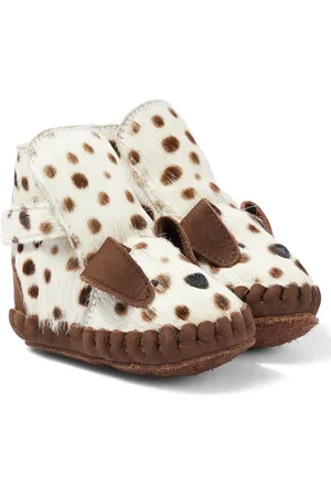 Donsje Baby Kapi calf hair booties
