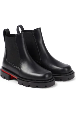 Christian Louboutin Marchacroche leather ankle boots
