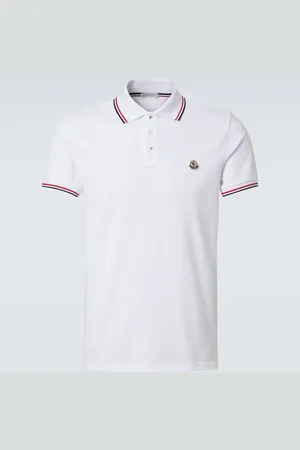 Moncler Logo cotton piquÃ© polo shirt