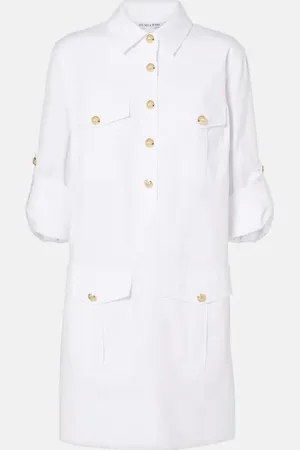 VERONICA BEARD Saude cotton-blend minidress