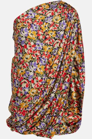 Stella McCartney Floral one-shoulder minidress