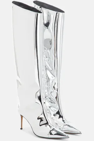 ALEXANDRE VAUTHIER Alex 105 metallic knee-high boots