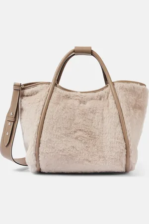 Max Mara Marine Small teddy tote bag