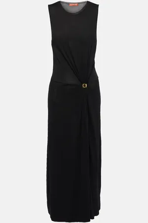 Altuzarra Saralien gathered jersey midi dress