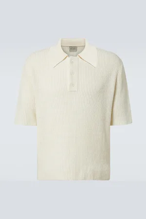 LE KASHA Napoli crocheted linen polo shirt