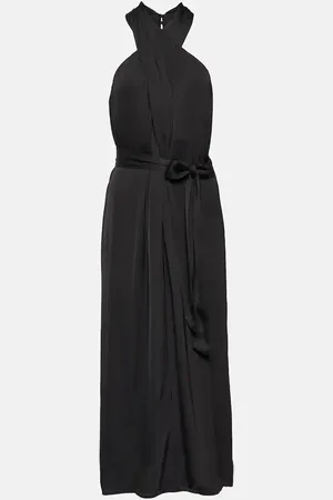 Velvet Stephanie halterneck midi dress