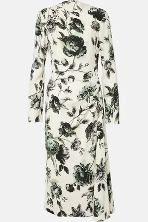 Erdem Draped midi dress