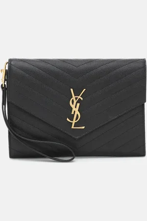 Saint Laurent Cassandre matelassÃ© leather clutch