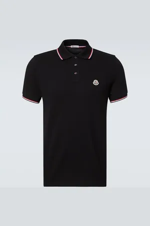 Moncler Logo cotton piquÃ© polo shirt