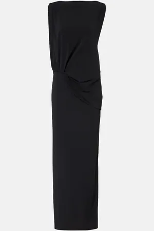 Jacquemus Peplo draped jersey maxi dress