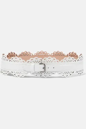 Alaïa Laser-cut leather belt