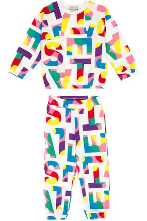 Stella McCartney Set of cotton sweatshirt and sweatpants