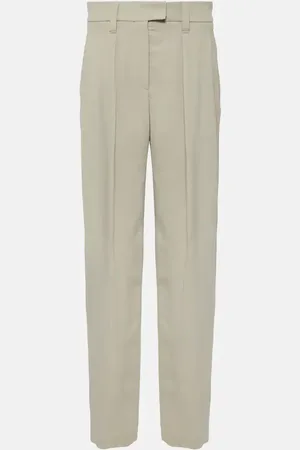 Brunello Cucinelli Twill wide-leg pants