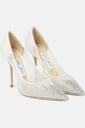 Jimmy Choo Love 100 crystal-embellished pumps