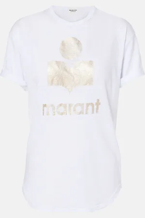 Marant Etoile Koldi logo linen T-Shirt