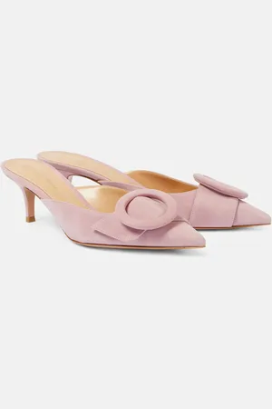Gianvito Rossi Portofino 55 suede mules