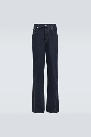 Lanvin Paneled straight jeans