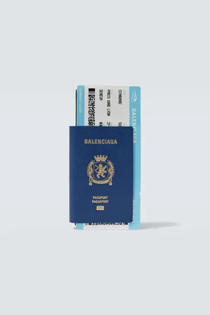 Balenciaga Passport leather wallet