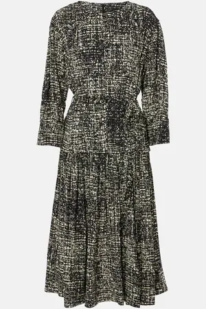 Proenza Schouler Harlow printed crÃªpe midi dress
