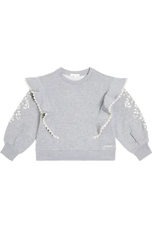 Chloé Embroidered cotton jersey sweatshirt