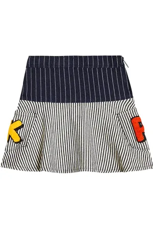Kenzo Striped cotton skirt