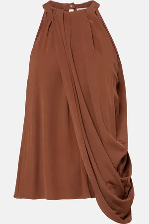 J.W.Anderson Draped halterneck crÃªpe top