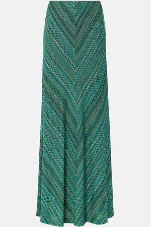 Missoni Zigzag lamÃ© maxi skirt