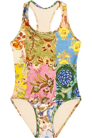 ZIMMERMANN Junie floral racerback swimsuit