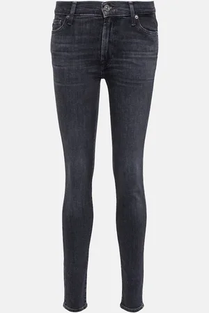7 for all Mankind HW Skinny high-rise slim jeans