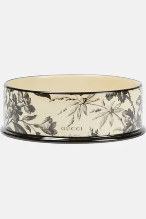 Gucci Herbarium porcelain dog bowl
