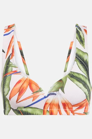 ALEXANDRA MIRO Kamala printed bikini top