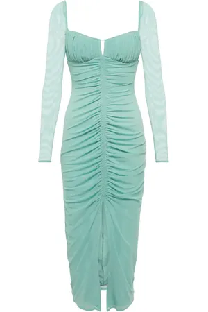 Self-Portrait Ruched midi dress