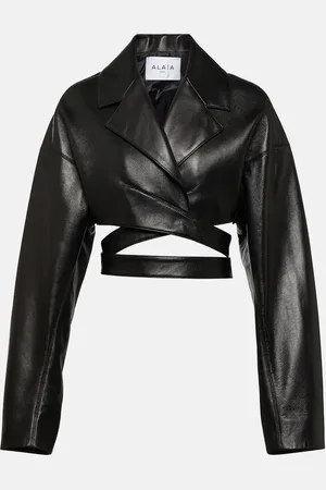 Alaïa Cropped leather jacket