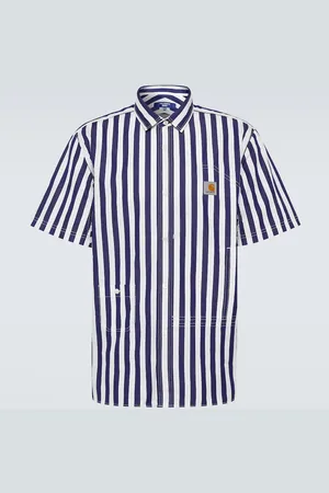 JUNYA WATANABE X Carhartt striped cotton Bowling shirt