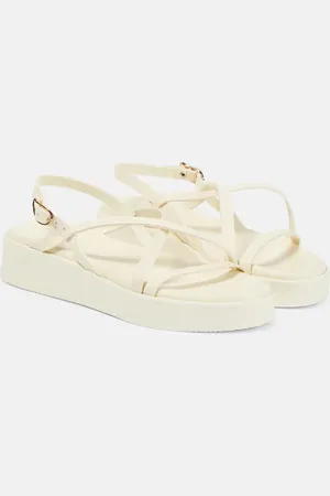 Ancient Greek Sandals Silia leather platform sandals